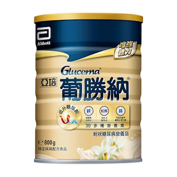 亞培 葡勝納穩康粉狀糖尿病營養品-香草口味(800g)