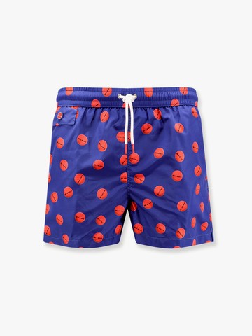 Nylon swim trunk with all-over print - KITON CIRO PAONE - gender_Man