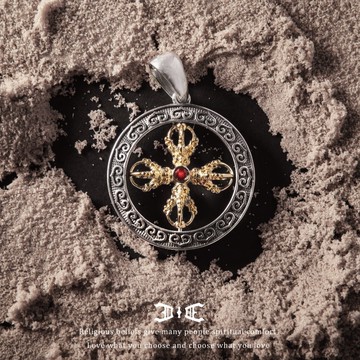 【JK銀飾】轉念．十方金剛墜／925純銀【項鍊、man】