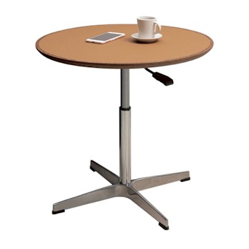 文創集 華森1.8尺圓盤升降小茶几-55x55x41-61cm免組