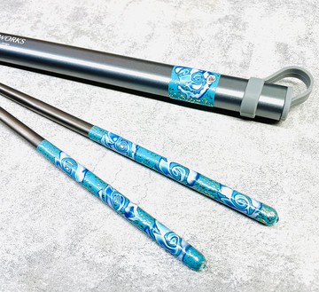 鈦璽筷 地球海天地系列 海天藍/銀河藍