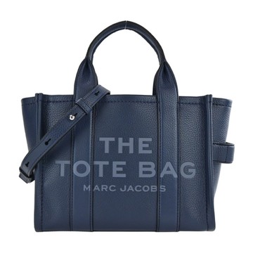 MARC JACOBS THE LEATHER MINI TOTE 皮革兩用托特包-迷你/靛藍