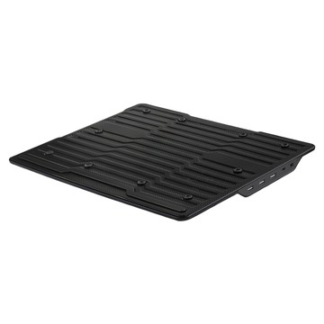 WESDAR 偉仕達 電競筆記型電腦散熱墊 K-8188F 10-17吋適用 三組USB插座 人體工學設計  黑色  1個