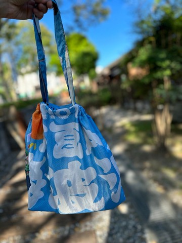 旗袋 束口肩背袋