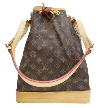 LOUIS VUITTON LV 路易威登 棕色 原花帆布 Noe 水桶包 肩背包 M46976 【二手名牌BRAND OFF】