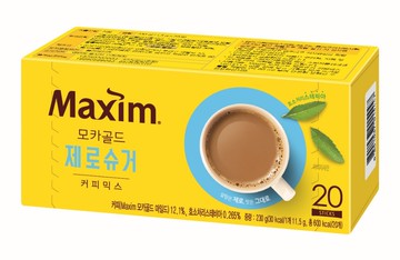 Dongsuh Maxim Mocha Gold Zero Sugar Coffee Mix 20 Sticks