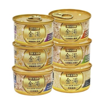 【單罐】SEEDS聖萊西惜時 GOLDEN SOUP金湯愛貓湯罐80g·貓罐頭『寵喵樂旗艦店』