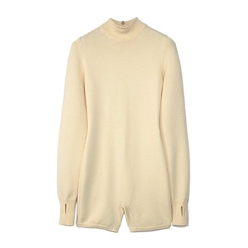 W Nike ESC Wool Bodysuit 連身衣 米色 DR5403-113