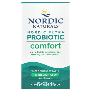 Nordic Naturals, Nordic Flora Probiotic，Comfort，150 億菌落數，30 粒膠囊