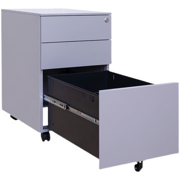 辦公室收納櫃 桌下收納櫃 包包收納架 收納櫃 活動柜文件柜A4紙柜掛勞柜彩色鋼制鐵皮辦公桌下矮柜(無需安裝)