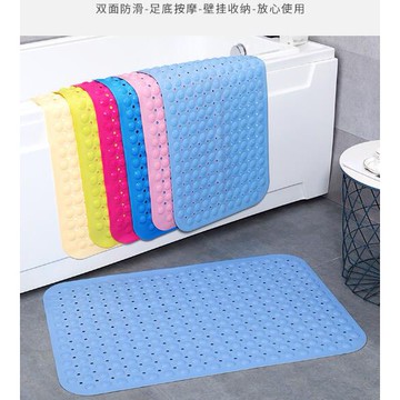 超強吸力浴室防滑墊 浴室防滑墊 洗澡淋浴帶吸盤防滑腳墊 按摩腳墊 廁所衛生間隔水墊子
