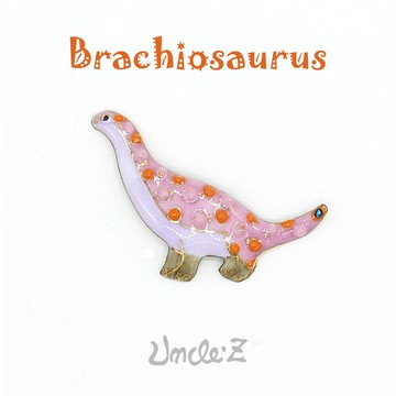 七寶燒胸針 - 腕龍