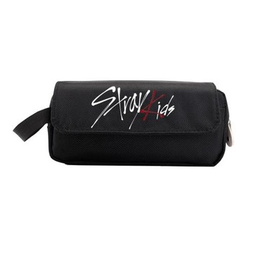 straykids txt專輯同款筆袋學生文具大容量多功能收納包IVE AESPA