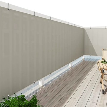 半腰窗/紗簾 玖月奇跡 陽台擋風布 圍欄遮擋布 擋風防雨布 防墜布 四邊打孔75*300cm 陽台封閉布