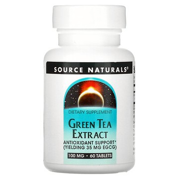 Source Naturals, 綠茶提取物，100 毫克，60 片