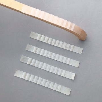 [台灣現貨]矽膠衣架鋸齒防滑條 大號/小號10入組 衣架防滑條 防滑條 止滑條 止滑墊 防滑墊