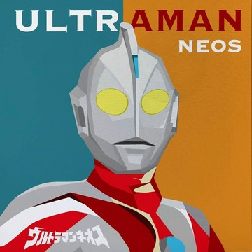 VisualSonic 【南紡購物中心】 【日本】看見你的聲音 藍牙畫布音箱- Ultra Man