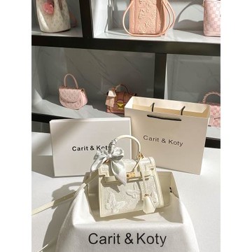 Carit Koty小眾蕾絲手提包包女2025秋季新款新中式蝴蝶通勤凱莉包