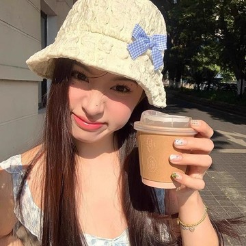 爆款直降價 帽子 漁夫帽 草帽 編織帽 海灘帽 新款日系甜妹泡泡紗蝴蝶結漁夫帽子百搭顯臉小水桶盆帽女夏季
