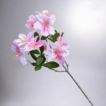 居家好運顏值雙收氣質粉杜鵑仿真花花材 (1入組)