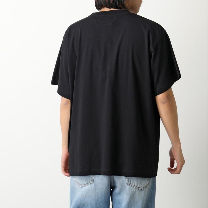 MM6 エムエムシックス メゾンマルジェラ 半袖 Tシャツ SH0GC0015 S23588 メンズ ナンバーロゴ キャット プリント コットン  クルーネック カラー2色 | LINEブランドカタログ