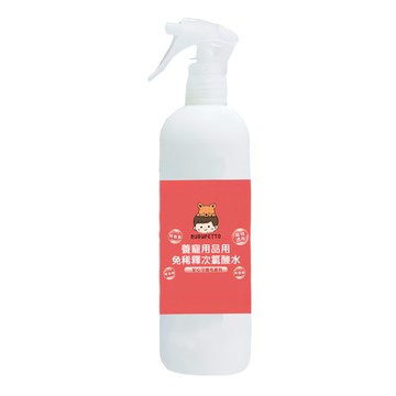 BUBUPETTO 毛孩用品用免稀釋次氯酸水  350ml  1瓶