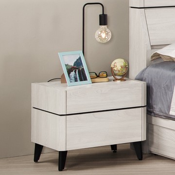 WAKUHOME 瓦酷家具Edgar簡約風1.8尺床頭櫃寬54X深40X高46(公分)