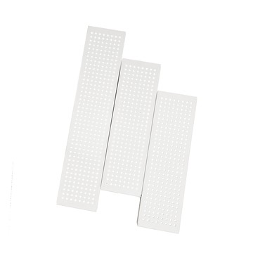 【dayneeds】60X45公分沖孔烤白圍籬_三入組