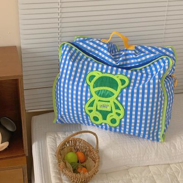可愛幼兒園被子收納袋大容量防水防潮整理兒童衣服行李搬家打包袋