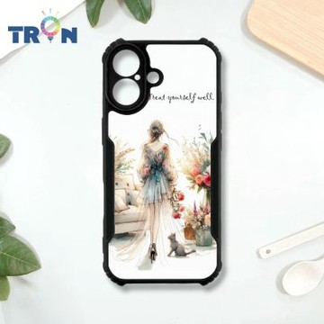 TRON iPhone 17 優雅水彩 四角防摔 機甲殼 軟硬殼 手機殼