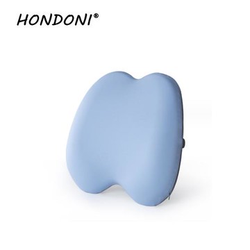 HONDONI 新款5D護腰靠墊 記憶靠墊 居家背墊 汽車舒壓腰靠墊 (天空藍)M9-BL