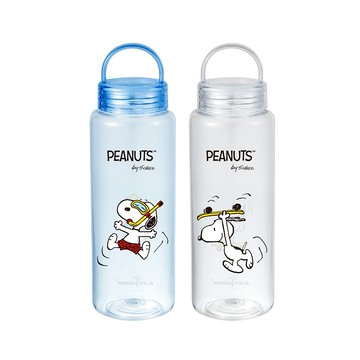 新品上市【Black HAMMER 官方直營】 史努比運動系列TRITAN手提隨身瓶490ML(游泳款/滑板款)