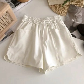 【鹿向南】短褲 褲子 運動短褲  褲子女生 大尺碼短褲 工作短褲 居家短褲 寬鬆短褲 闊腿短褲 5分褲女 慢跑短褲