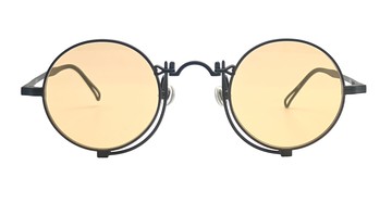 Matsuda 10601h - Matte Black / Cafe Orange Sunglasses