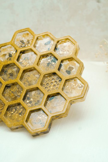 蜂歸處—多多喝水奧根杯墊