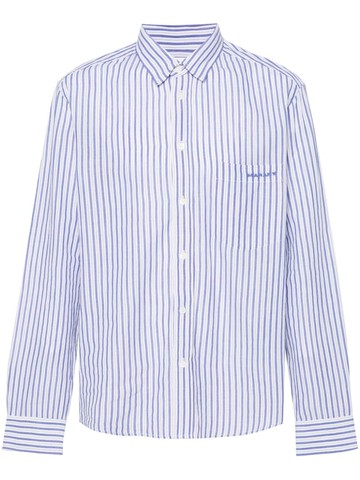 MARANT - Jasolo striped cotton shirt - men - Cotton - M - Blue