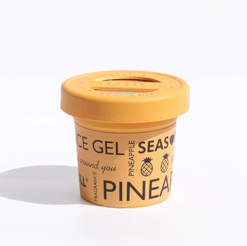 【SEASON HILL 】冰淇淋杯創意香氛擴香膏 冰淇淋擴香膏 -  鳳梨 (黃色)