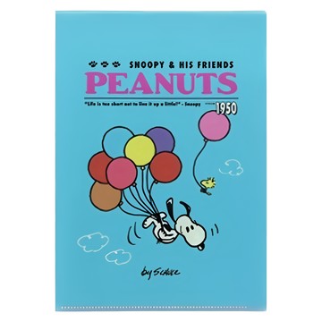 sun-star PEANUTS 史努比 日常風A5雙口袋資料夾  繽紛氣球  1個