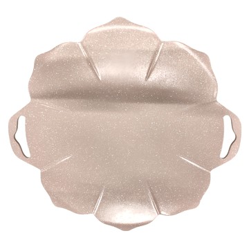 SILWA 西華 韓式陶瓷不沾燒烤盤 櫻花粉 1.1kg  35cm  1個