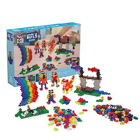 PLUS PLUS - Construction Building Toy, Open Play Tube - 240 Piece - Basic  Color Mix 