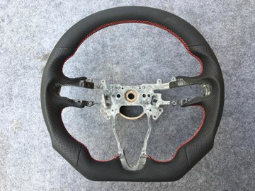 臺灣本田思域喜美8代飛度2方向盤加粗塑形包碳纖維加工排擋球頭