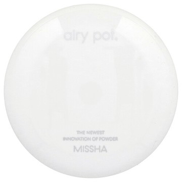 Missha, 輕盈扁豆形粉餅，透明，0.17 盎司（5 克）