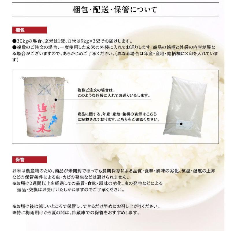 令和4年新米 滋賀県産秋の詩20Kg玄米(10Kg×2本)   お好きな分つきに 送料無料※一部地域を除く