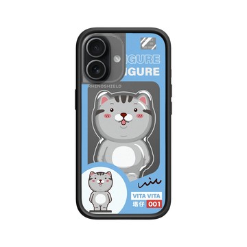 iPhone 17 Mod NX -邊框背蓋組合 (相機按鈕) 黑 - VITA VITA．塔仔是隻貓 - 還缺這隻大公仔