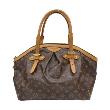LOUIS VUITTON LV 路易威登 棕色 原花帆布 Tivoli GM 手提包 M40144 【二手名牌BRAND OFF】
