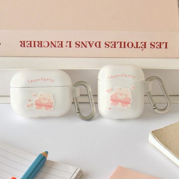 胖才可愛蝴蝶結肉呆強悍防摔AirPods保護套