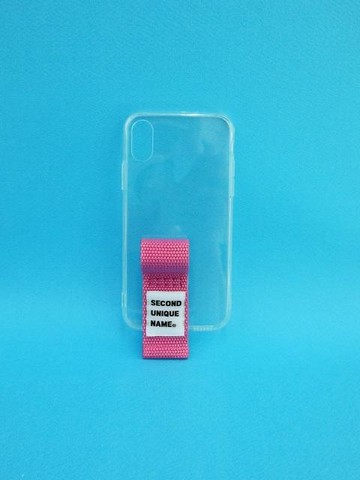 Sun Case Finger Clear Pink Jelly Case