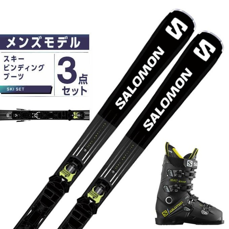 サロモン スキー板 オールラウンド 3点セット メンズ S/MAX 8 +M11 GW+