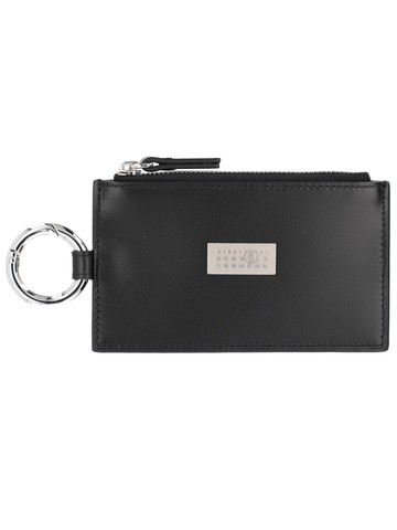 mm6 maison margiela zippered card holder