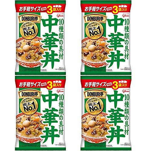 グリコ DONBURI亭 中華丼 3食パック×4個